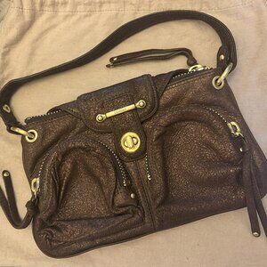 Botkier Metallic Brown Clutch